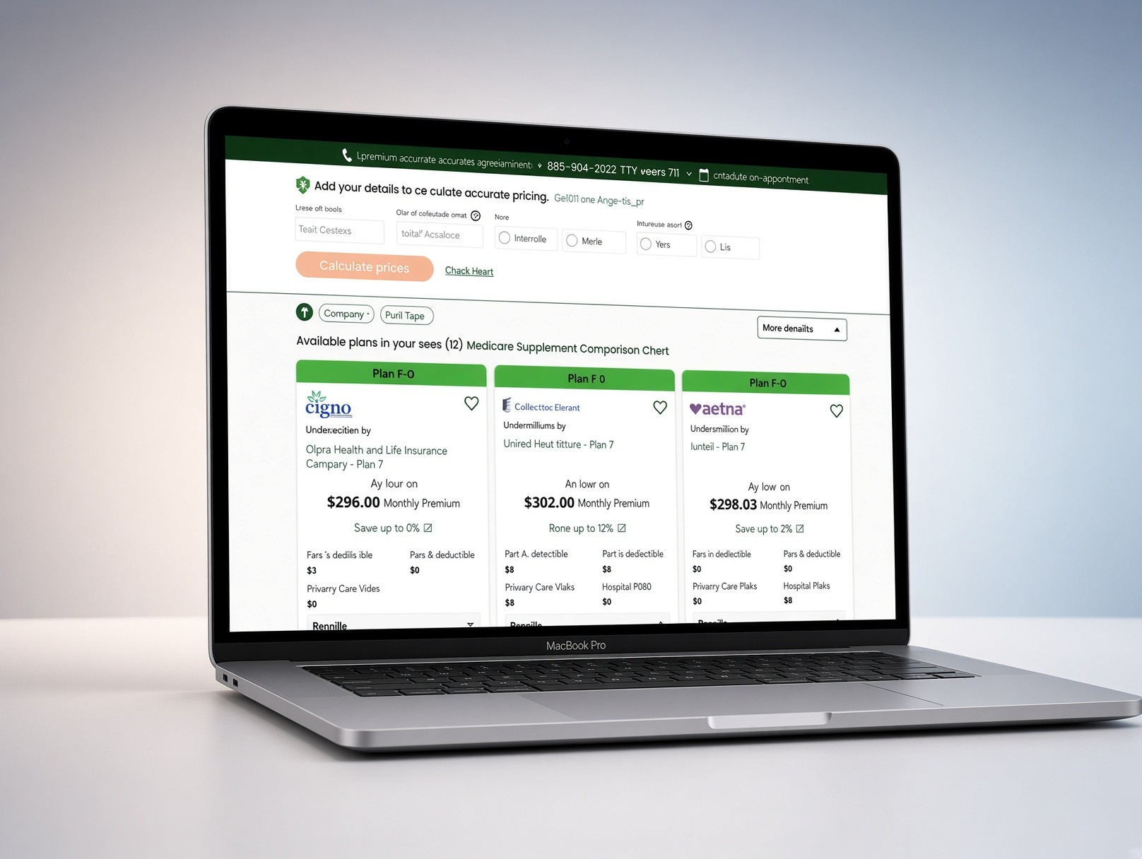 Personalized pricing tool screens