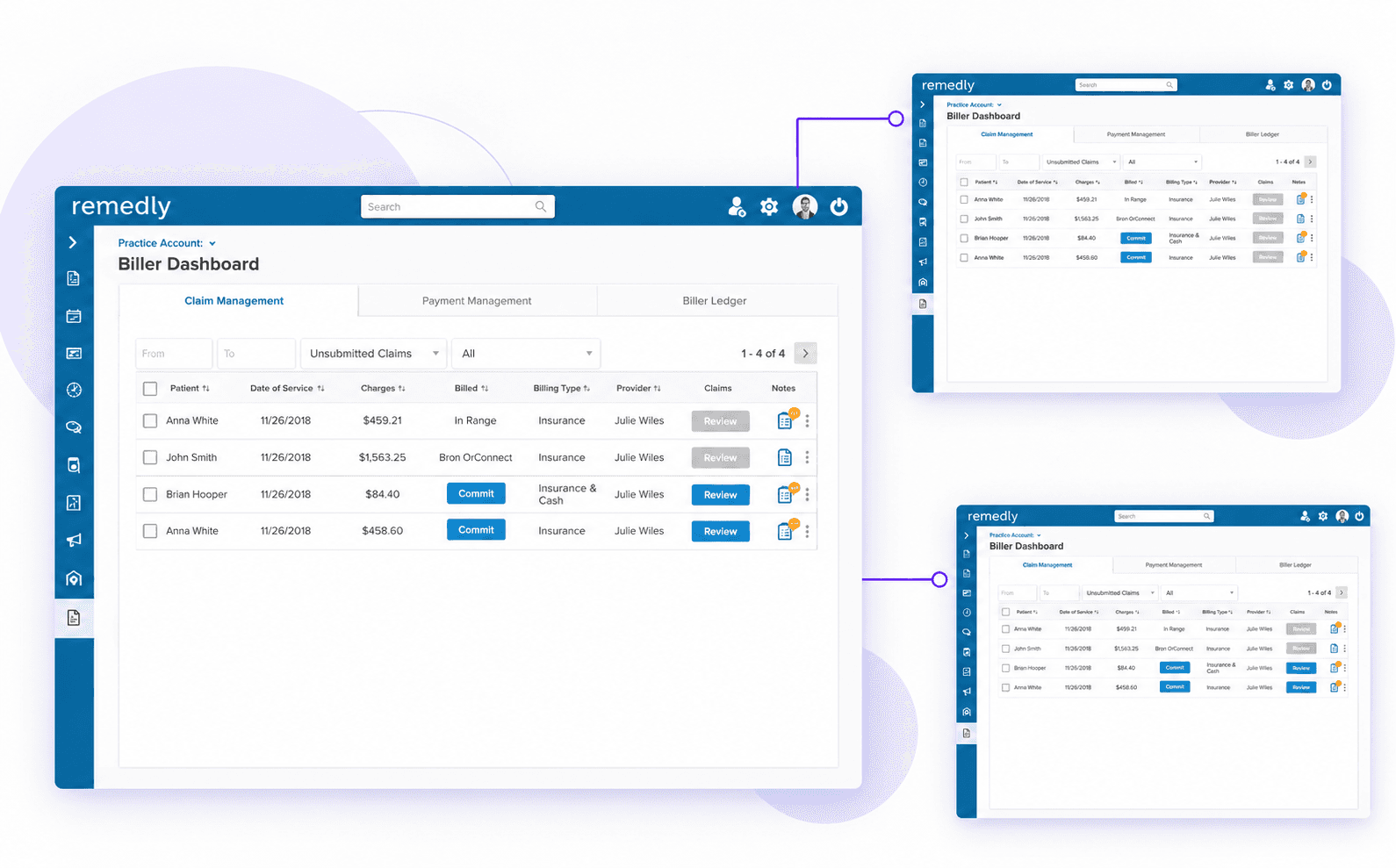 Remedly biller dashboard